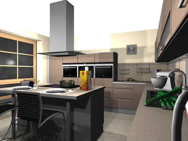 3D Küche Beispiel 2